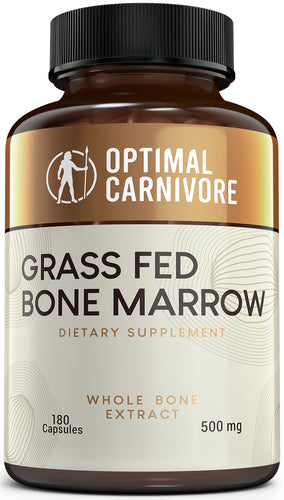 Grass Fed Bone Marrow Supplement - Ancestral Superfood, Bone Marrow, Cartilage & Collagen Capsules - More Nutrients Than Bone Broth by Optimal Carnivore